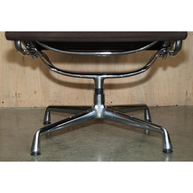 Brown EA 108 Swivel Desk Chair by Charles and Ray Eames For Sale - Image 10 of 17