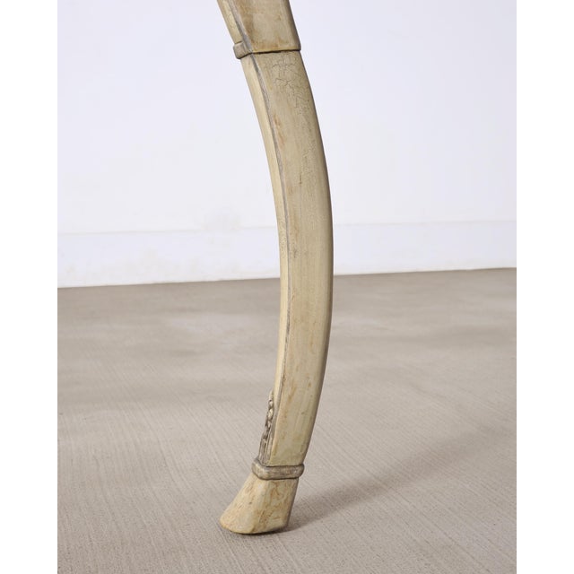 Dennis & Leen Beauvais Painted Square Salon Games Center Table For Sale - Image 15 of 18