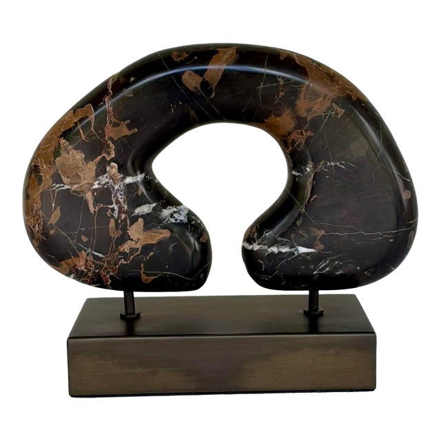 Revelation Modern Michelangelo Marble Tunnel Vision Sculpture For Sale