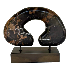 Revelation Modern Michelangelo Marble Tunnel Vision Sculpture