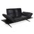Francis Leather Two-Seater Black Manual Function Sofa from Koinor For Sale - Image 4 of 18