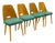 Brussels Style Chairs, Czechoslovakia, 1964, Set of 4 For Sale