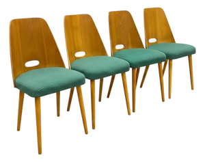 Brussels Style Chairs, Czechoslovakia, 1964, Set of 4