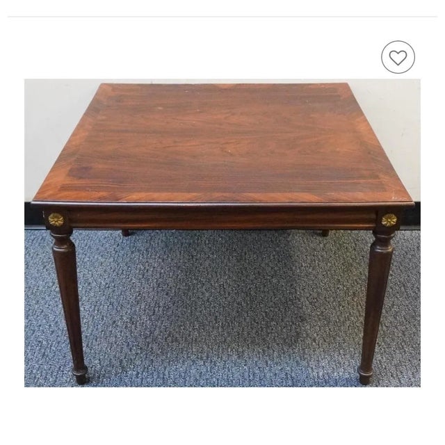 20th Century Georgian Style Mahogany Coffee Table For Sale - Image 4 of 4