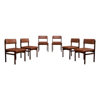 Set of Six “Tião” Dining Chairs in Rosewood by Sergio Rodrigues, Brazil, 1959 - Lot 821A For Sale