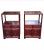 Pair of Chinese Tiered Teak Carved Side Tables Cabinets For Sale - Image 11 of 11