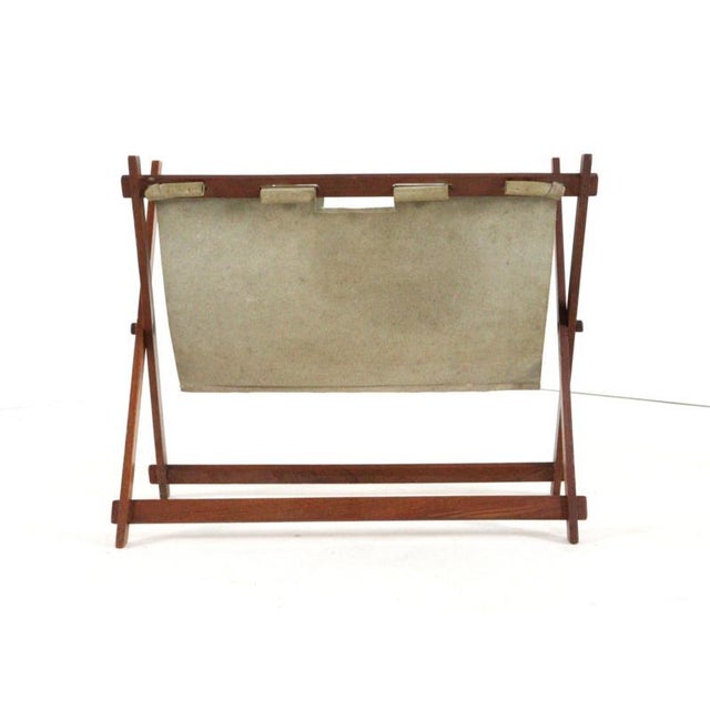 Vintage Folding Magazine Rack For Sale - Image 9 of 14