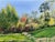 A Beautiful View Acrylic Landscape Painting 6" X 8" Original Wall Art - Unframed For Sale - Image 6 of 7