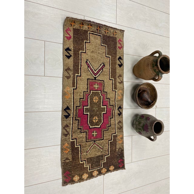 Vintage Anatolian Floral Carpet For Sale - Image 4 of 6