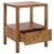 Brown Willshine Burl 1 Drawer Accent Table in Natural For Sale - Image 8 of 10