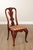 Queen Anne Hickory Chair Georgian Style Set of Six Mahogany Dining Chairs For Sale - Image 3 of 12