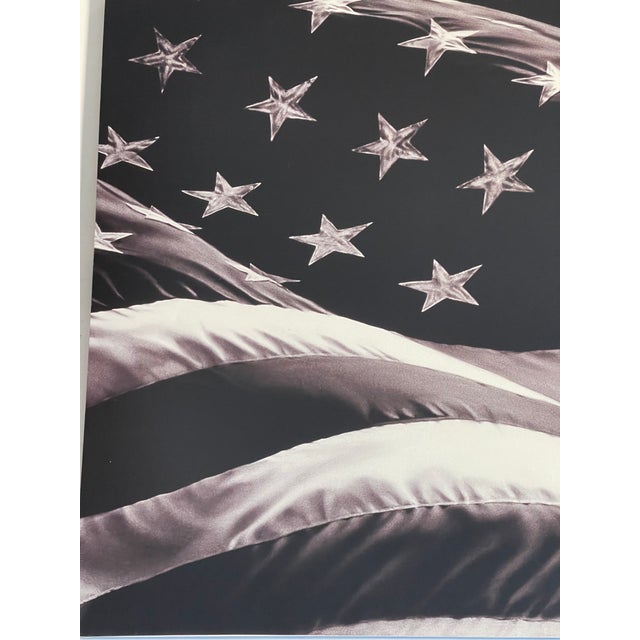 1980s 1980s Large American Modern Flag. On Stretched Canvas For Sale - Image 5 of 5