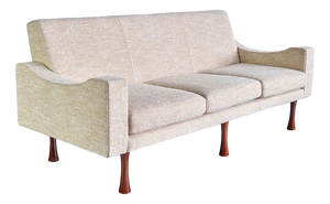 Vintage Italian Three Seater Sofa by Angelo Mangiarotti, 1970s