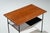 Wood Sidet Table with Teak Top and Black and White Storage Shelves, 1960s For Sale - Image 7 of 12