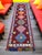 Turkish Runner Rug. Hand-Knotted Tribal Deep Pink Color Hallway Rug, Kitchen Decor - 3′ × 12′ For Sale - Image 4 of 17