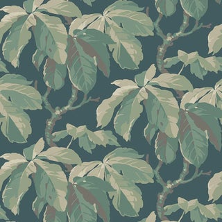 Boråstapeter Kastanj Wallpaper In Spruce For Sale