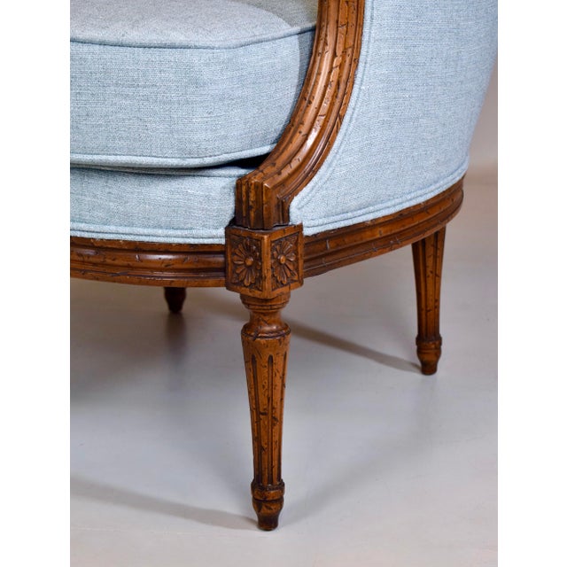 French Bergere Armchairs by Baker Furniture For Sale - Image 12 of 12