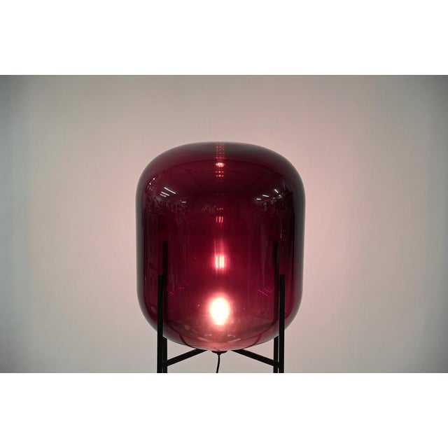 Purple Oda Large Floor Lamp in Blown Glass attributed to Sebastian Herkner For Sale - Image 12 of 17