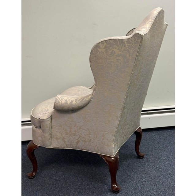 Traditional Vintage Southwood Traditional Wingback Chair For Sale - Image 3 of 12