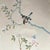 Paper Hand Painted Chinoiserie Wallpaper Mural With Birds and Botanical Branches, Elegant Nature Inspired Wall Art For Sale - Image 7 of 8