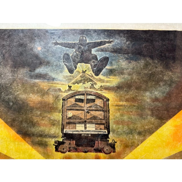 1980s Vintage Salvador Dali the Railway Station at Perpignan Lmt. Ed. Surrealism Print For Sale - Image 5 of 12