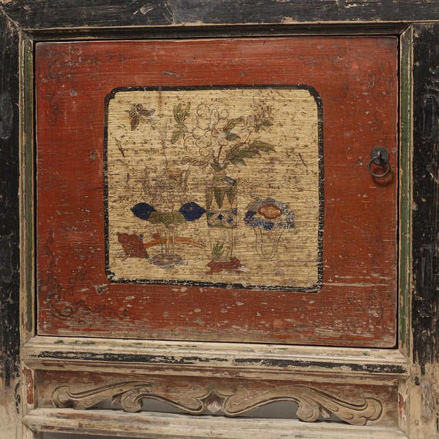 Antique Painted Gansu Sideboard, 1890s For Sale - Image 6 of 11