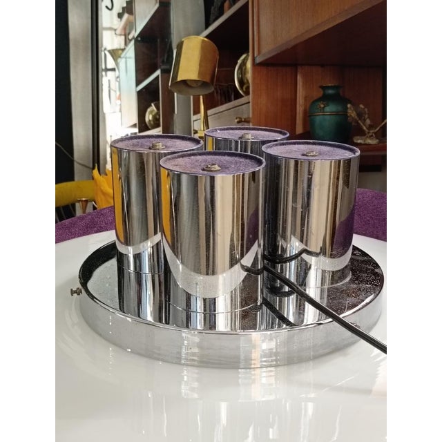 Magnolia Table Lamp by Giuliana Gramigna and Sergio Mazza for Quattrifolio, 1970s For Sale - Image 6 of 10