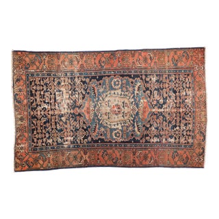 Antique Malayer Rug - 4' x 6'4" For Sale