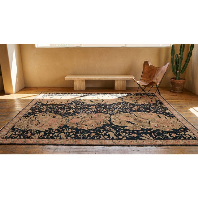 Black Early 20th Century Caucasian Karabagh Carpet ( 8'4" x 11' - 255 x 335 ) For Sale - Image 8 of 9