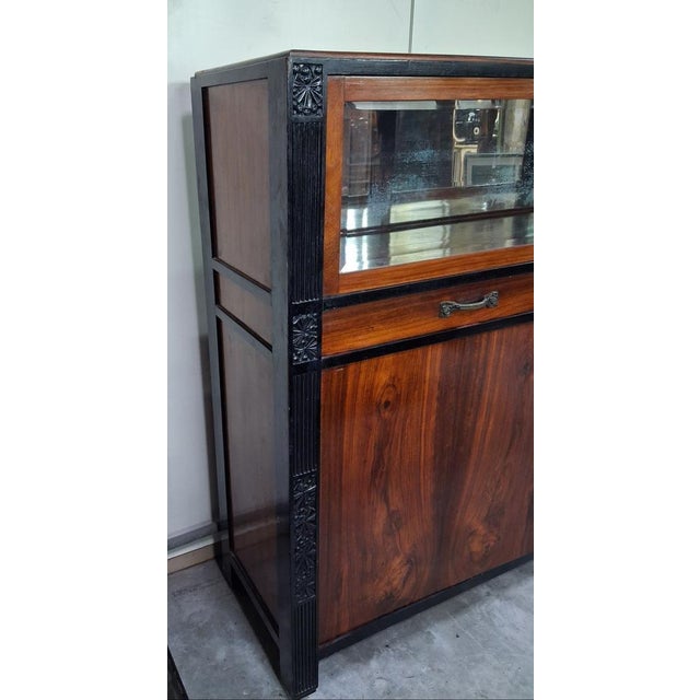 Art Deco Wooden Display Cabinet, 1930s For Sale - Image 3 of 10