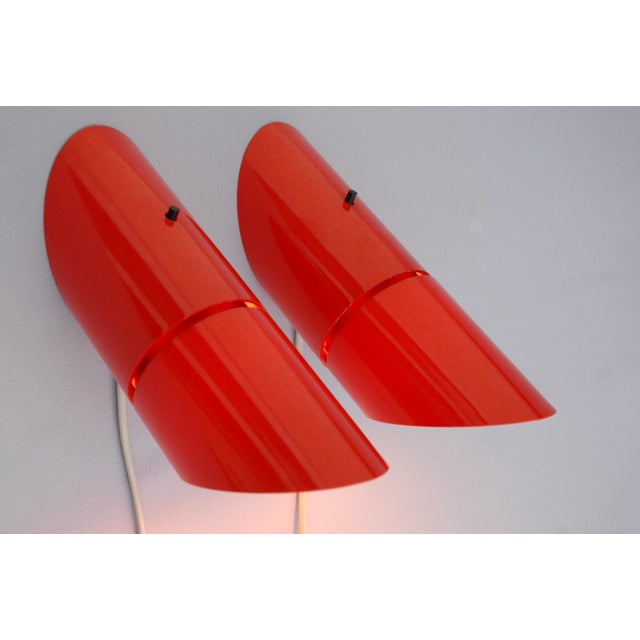 Phister Wall Lamps by Hans Due for Fog & Mørup, 1970s, Set of 2 For Sale - Image 11 of 12