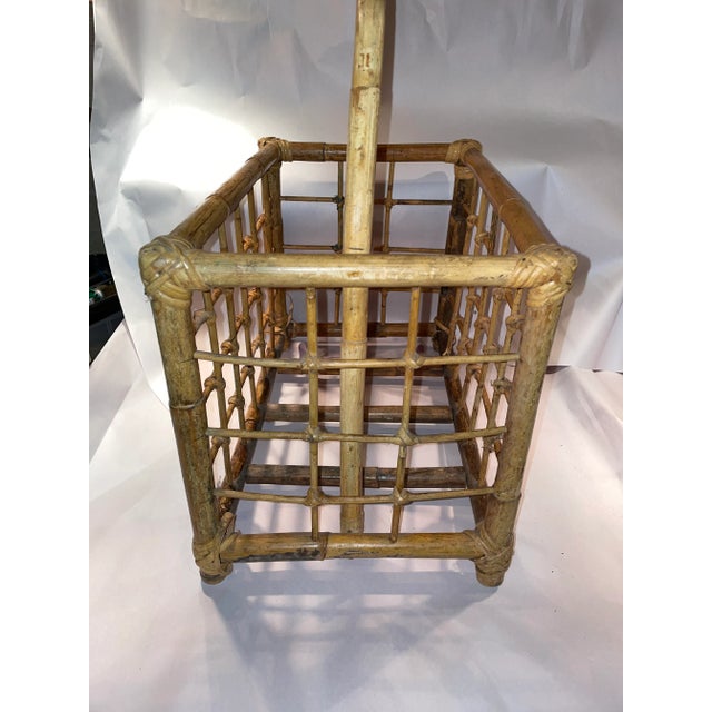 Late 19th Century Late 19th Century Aesthetic Style English Bamboo Music or Magazine Rack For Sale - Image 5 of 12