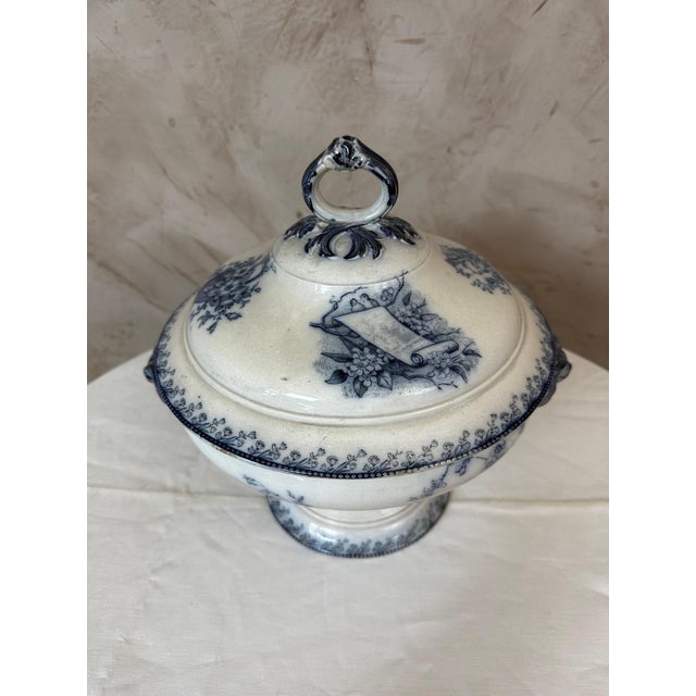 Antique Ironstone Soup Tureen, 1890 For Sale - Image 9 of 12
