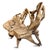 Vintage Organic Freeform Teak Root Bench/Chair For Sale - Image 4 of 7