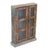 Showcase Cabinet in Patinated Solid Wood For Sale - Image 4 of 10