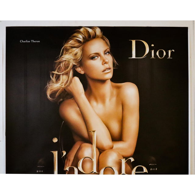 Date: 2020 Size: 47 x 69 inches About the poster: Dior perfume advertisement for scent J'adore L'eau, featuring actress...