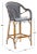 California Barstool with Arms - Navy/White For Sale In Philadelphia - Image 6 of 12