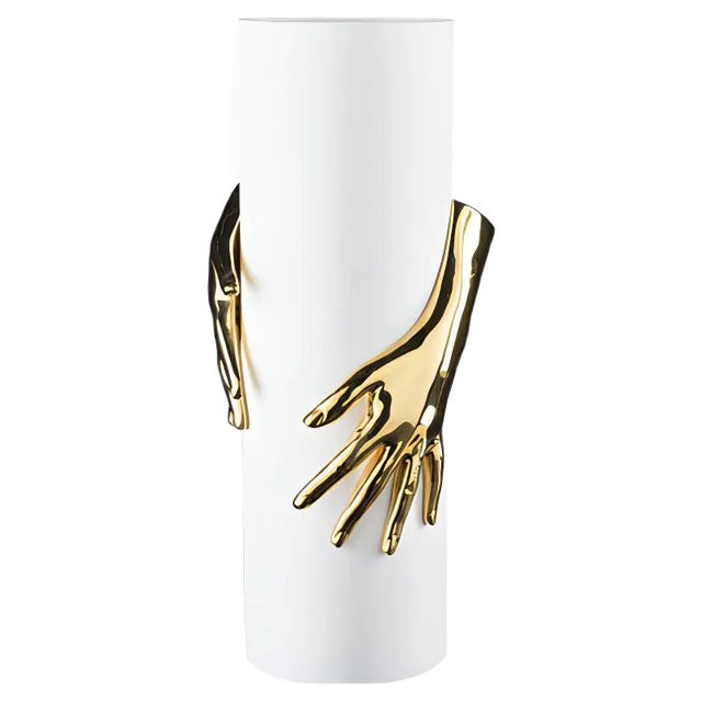Italian Ceramic Hands Vase by Marco Segantin for VGnewtrend For Sale