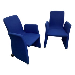 Fabric Armchairs from Emmegi, 1990s, Set of 2 For Sale