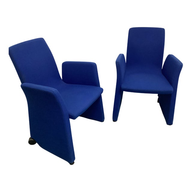 Fabric Armchairs from Emmegi, 1990s, Set of 2 For Sale