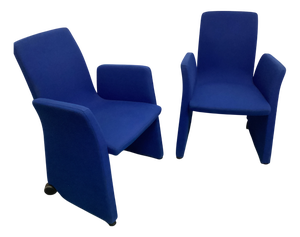 Fabric Armchairs from Emmegi, 1990s, Set of 2