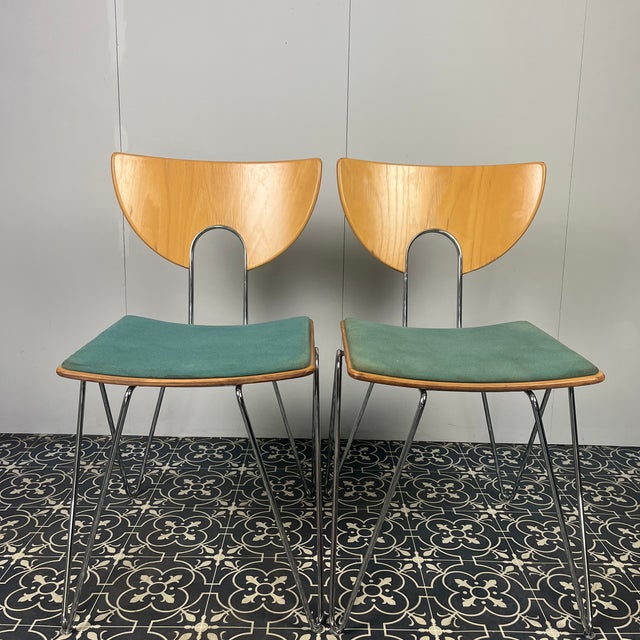 Stylish Vintage Mikado Dining Chairs by Walter Leeman for Kusch + Co Presenting the one-of-a-kind Mikado 1800 dining...