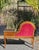 French Telephone Bench in Red, 1970s For Sale - Image 16 of 17