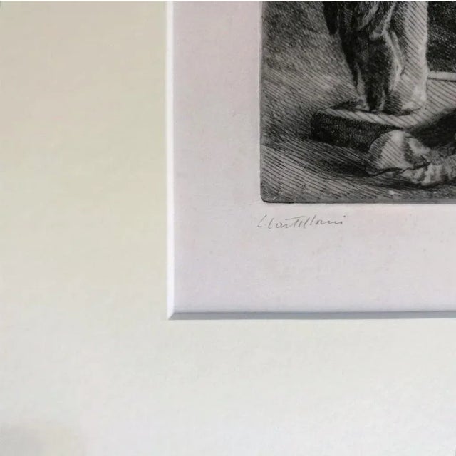The Woodpecker - Original Etching by Leonardo Castellani - 1934 1934 For Sale - Image 3 of 4
