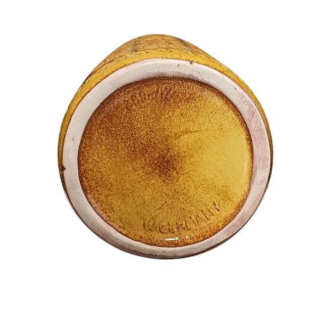 Scheurich Keramik 1960s Scheurich Keramik Large Floral Pattern Floor Vase For Sale - Image 4 of 4