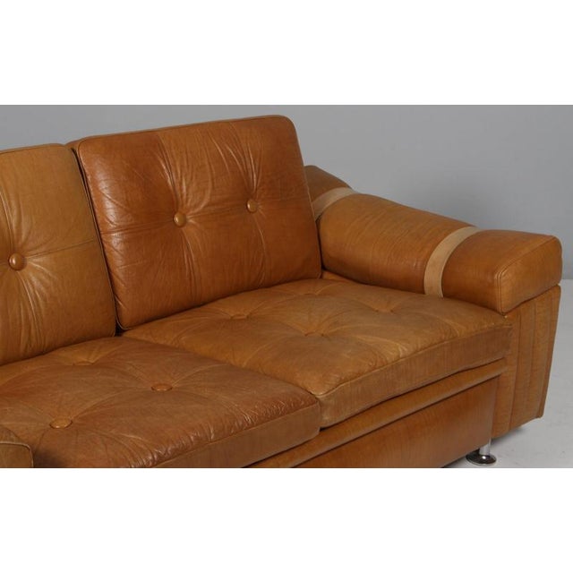 Danish Brutalist 2-Seater Sofa, 1970s For Sale - Image 4 of 8
