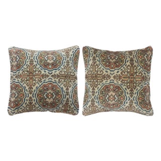 16"x16" SET OF 2 - Vintage Throw Pillowcases. Cushion Covers. Toss Pillow Covers For Sale