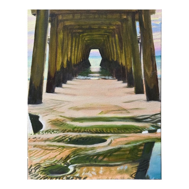 Between the Tides by Kathleen Varadi, 2026 Oil on Canvas For Sale