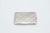 Rectangular Silver Cigarette Case with Diagonal Patterns For Sale - Image 4 of 4