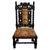 Antique Carved Oak Hall Chair with Cherub Crest and Barley Twist, 1800s For Sale - Image 10 of 10